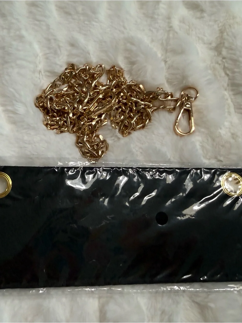 CHANEL Black Quilted Leather Clutch with Oversized CC Accent